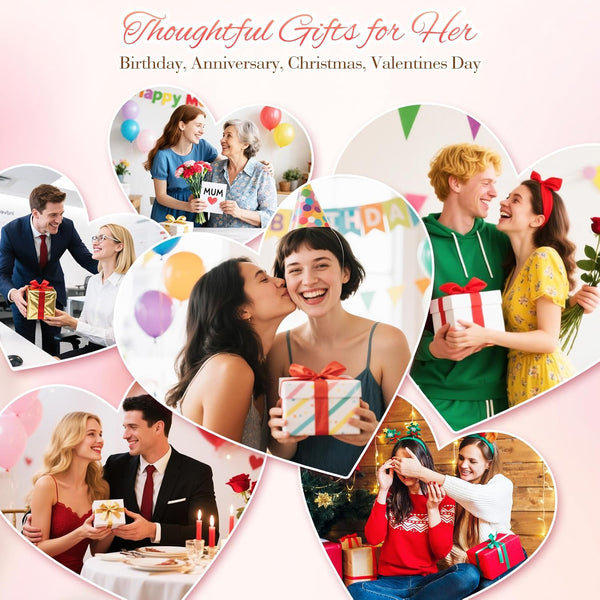 Gifts for Women, Mom, Wife, Girlfriend, Sister, Daughter, Grandma: Mothers Day Gifts, Happy Birthday, Christmas, Valentines Day, Pink Rose Spa