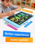 KOKODI LCD Writing Tablet, Valentines Day Gifts for Kidsï¼10 Inch Colorful Toddler Doodle Board Drawing Tablet, Erasable Reusable Electronic