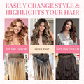 GOO GOO I Tip Hair Extensions Real Human Hair, 14Inch 50G 100S, Cold Fusion I Tip Hair Extensions, Invisible Remy Hair Extensions, 17/22/60