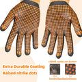 Schwer 3 Pairs LT5619 Work Gloves Micro-Foam Nitrile Coated, Level 4 Abrasion Resistant Nylon Working Gloves with Micro Dot Grip for Men Women,