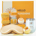 Birthday Gifts for Women, Spa Care Package Gifts Basket Unique, Sunshine Get Well Soon Sunflower Presents Gift Box Set for Women Mom Sister Best