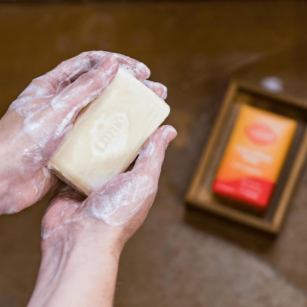 Lume Whole Body Deodorant and Soap - 2.6 Ounce Smooth Solid Stick with 72 Hour Odor Control and 5 Ounce Triple Milled Soap - Aluminum Free, Baking