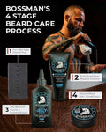 Bossman Jelly Beard Oil for Men (4 Oz, Magic Scent) â Softens, Moisturizes & Conditions with Natural Ingredients