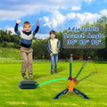 Dinosaur Toy Rocket Launcher for Kids - Launch Up to 100 Ft, 4 Rockets, Outdoor Outside Toys for Kids, Dinosaur Toys, Birthday Gifts for 3 4 5 6 7