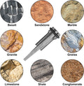 5 Packs of Heavy Duty Wedge and Feather Shims, Abuff 3/4 Inch Plug Shim and Wedge Concrete Rock Stone Splitter Hand Tools