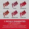 Mirabella Velvet Matte Lip Crayon - Long Lasting Lipstick Crayon & Lip Liner - Retractable, Highly Pigmented Lip Tint & Moisturizing Antioxidant