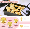 Ouligay 18Pcs Gold Brass Buttons for Blazer, Suit, Coat & DIY Crafts - 18Mm, 20Mm, 25Mm