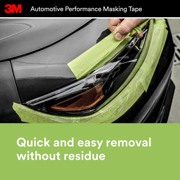 3M Automotive Refinish Masking Tape, 06654, 36 Mm X 55 M, 1 Roll