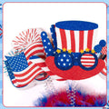 Moon Boat 12PCS Patriotic Head Boppers Headband - Star Uncle Sam Hat Balloons- Fourth 4Th of July Party Accessories Favors Decorations