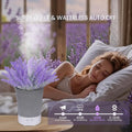 Essential Oil Diffusers for Home, Lavender Potted Plant Aromatherapy Diffuser, Ultrasonic Cold Mist Humidifier for Office, Bedroom, Waterless Auto