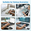 MEKASS Ergonomic Wrist Rest for Keyboard and Mouse, Soft Memory Foam Keyboard Wrist Rest Set with Non-Slip Silicone Base, Easy Typing, Pain
