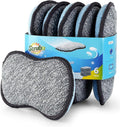 Multi-Purpose Sponges Kitchen by Scrub-It - Non-Scratch Microfiber Sponges for Cleaning, along with Heavy Duty Scrubbing Power - Reusable Dish