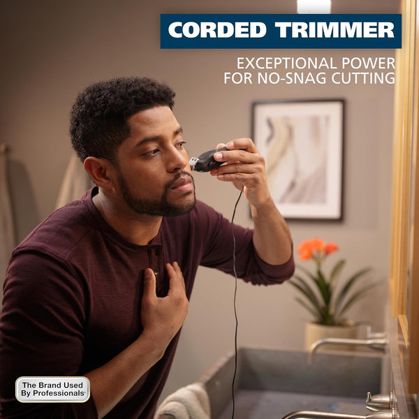 Wahl T-Pro Corded Compact Men'S Beard Trimmer with Diamond Finished T Blade for Bump Free Precision Outlining, Detailing, and Trimming - Model