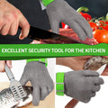 Level 9 Cut Resistant Kitchen Glove,Food Grade,Machine Washable,Stainless Steel Wire Metal Mesh Safety Work Glove for Mandolin,Meat Cutting,Oyster
