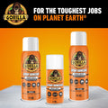 Gorilla Heavy Duty Spray Adhesive, Clear Glue, 14 Ounce (Pack of 1) - All Purpose with Comfort Nozzle for Indoor or Outdoor