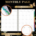 Planner 2025-2026 - Academic Planner 2025-2026 Daily Weekly and Monthly, July 2025 - June 2026, 8.5" X 11", Colorful Tabs, Back Pocket, Perfect