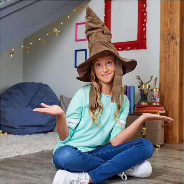 Wizarding World Harry Potter, Talking Sorting Hat with 15 Phrases for Pretend Play, Kids Toys for Ages 5 and Up