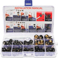 Weiwei 173 PCS Canvas Snap Kit 2 Types Marine Grade 3/8" Socket Boat Snaps Buttons with Setting Tool Stainless Steel Heavy Duty Metal Snaps