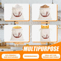 Dunzy 20 Pcs Linen Bread Bag Reusable Container Drawstring Bread Bags Storage Unbleached for Food Baking Kitchen Sandwich Bakery Picnic Wedding