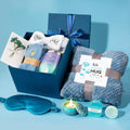 Gifts Basket for Women,Birthday Gifts for Women Birthday Presents Friendship Gifts Get Well Soon Gifts Self Care Package Gifts Blue Gift Box
