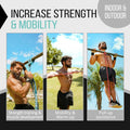 PULLUP & DIP Fitness Bands, Resistance Bands with Bag, Door Anchor (With Sets) and Exercise Guide - Single & in Value Set, Pull-Up Band Fitness