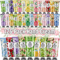 VESPRO 126 Pack Mothers Day Gifts Hand Cream Set for Women, Bulk Hand Lotion Travel Size for Dry Cracked Hands, Mini Hand Lotion for Thank You