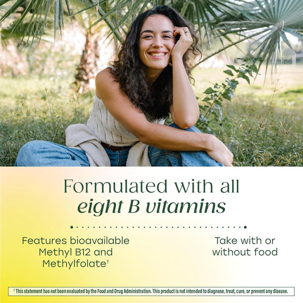 Megafood Balanced B Complex - B Complex Vitamin Supplement, 8 B Vitamins Including Vitamin B6, Vitamin B12, Folate, Biotin & More, Supports