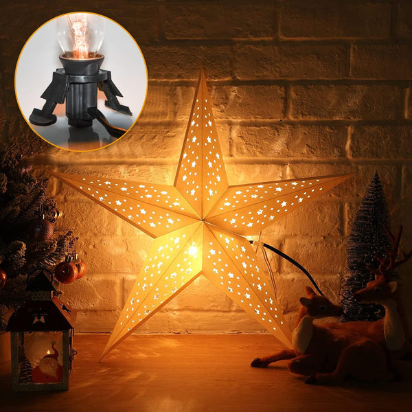 Set of 4 Accessory Cord with C7 LED Lights, Single Light with 4 LED Light Bulb, 6FT C7 Socket Clip Lights with On/Off Switch Plugs Perfect for