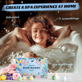 54 Pack Handmade Bath Bombs â 11 Vibrant Colors & 9 Unique Scents, Long-Lasting Fizzy Bubbles & Colorful Magic, 7-Minute Dissolve for Relaxation,