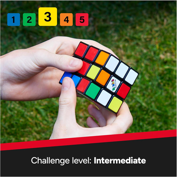 Rubik'S Cube, the Original 3X3 Cube, Problem-Solving Brain Teaser, Color-Matching Puzzle, Fidget Toy & Sensory Puzzle, for Ages 8 & Up
