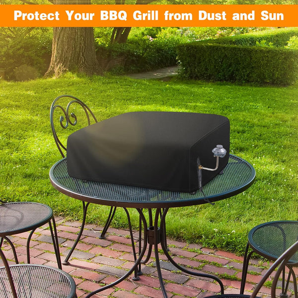 Grill Cover for Blackstone 22 Inch Griddle, Waterproof Oxford Material BBQ Grill Cover with Drawstrings, Flat Top 22" Gas Grill Cover Only Fits