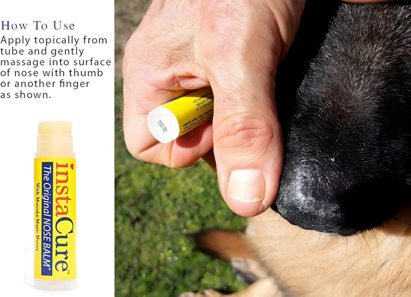 Original Nose Balm. Fast Relief for Cracked Dry & Sore Noses with Raw Manuka Honey Vitamin E Shea Butter Aloe Vera Oil. Heals DogâS Dry Cracked