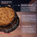Brooklyn Botany Brown Sugar Body Scrub - Moisturizing and Exfoliating Body, Face, Hand, Foot Scrub - Fights Acne, Fine Lines & Wrinkles, Great