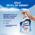Lysol Power Foaming Bathroom Cleaner, Multipurpose Cleaner for Showers, Bathtubs, Sinks, Disinfectant Spray Kills 99.9% of Germs, Zero Bleach