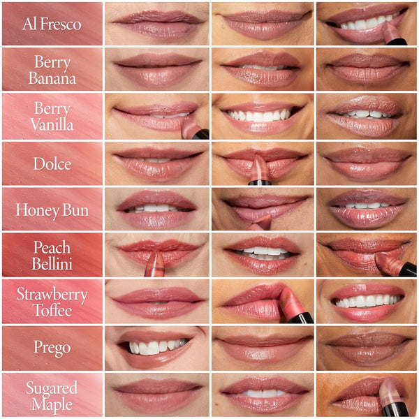 LAURA GELLER NEW YORK Italian Marble Sheer Lipstick - Al Fresco - Hydrating & Lightweight - Vitamin E & Caster Seed Oil - Cream Finish