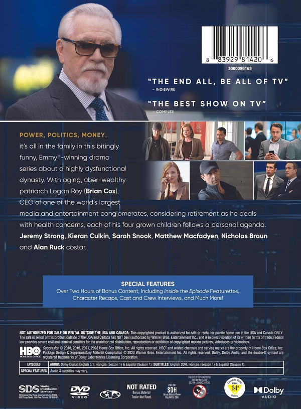 Succession: the Complete Series (DVD)