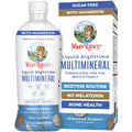 Maryruth'S Liquid Nighttime Multimineral | Sugar Free | Calm Magnesium Citrate | NO Melatonin | Calcium Magnesium Zinc | Muscle Relaxation |