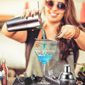 Cocktail Shaker Set, Mixology Bartender Kit 10-Piece Bar Tool Set with Stylish Bamboo Stand, Bar Kit: Matini Shaker Mixing Spoon Muddler Jigger