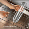 Glass Water Bottle 25Oz with Felt Sleeve - Borosilicate Glass - Leakproof Lid - BPA Free - Ideal for Work, Travel & Gym (Sand Brown)