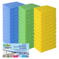 36 Pk Pop-Up Compressed Cellulose Sponges, Heavy Duty Scrub Kitchen Sponge, Clean Tough Messes without Scratching Eco Friendly Reusable