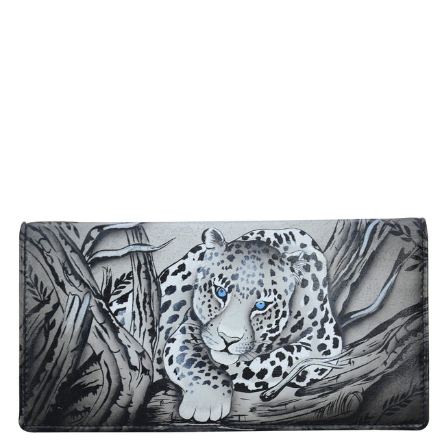 Anna by Anuschka Women's Hand-Painted Genuine Leather One Size African Leopard