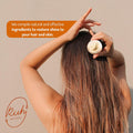 Ruh Natural Shampoo Bar for Dry Hair, Handmade Sulfate Free Shampoo Bars with Gardenia Citrus Scent, Vegan and Zero-Waste Eco-Friendly, Mechanic