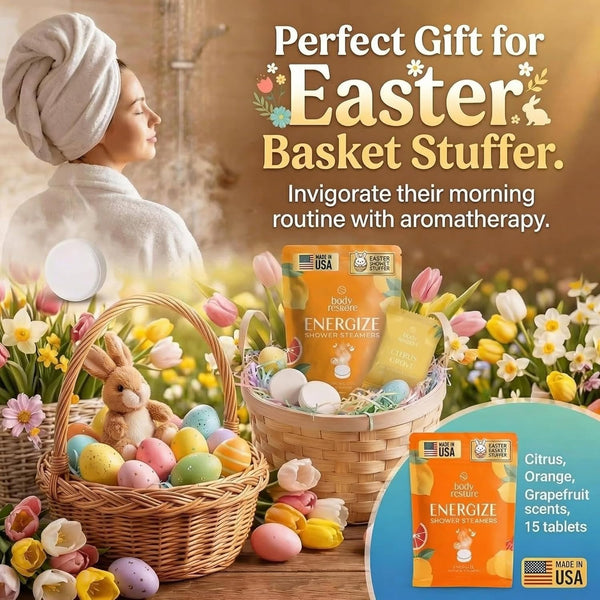 Body Restore Shower Steamers Aromatherapy 15 Pack - Fathers Day Unique Gifts for Dad, Grandpa, Birthday Gift for Mom, Daughter, Son, Best Friend,