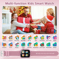 Kids Smart Watch Gift for Girls Age 5-12, 32 Games HD Touch Screen Watches with Video Camera Music Player Pedometer Flashlight 12/24 Hr