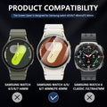 Suoman 4-Pack Screen Protector for Samsung Galaxy Watch 7/6/5/4 40Mm, Tempered Glass Protectors Perfectly Fit for Galaxy 40 Mm Smartwatches