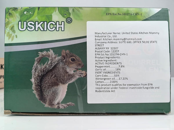20Pack Squirrel Repellent Outdoor, Chipmunk Repellent Outdoor,Rodent Repellent,Squirrel Repellent for Attic and Cars Engines, Ultra Powerful