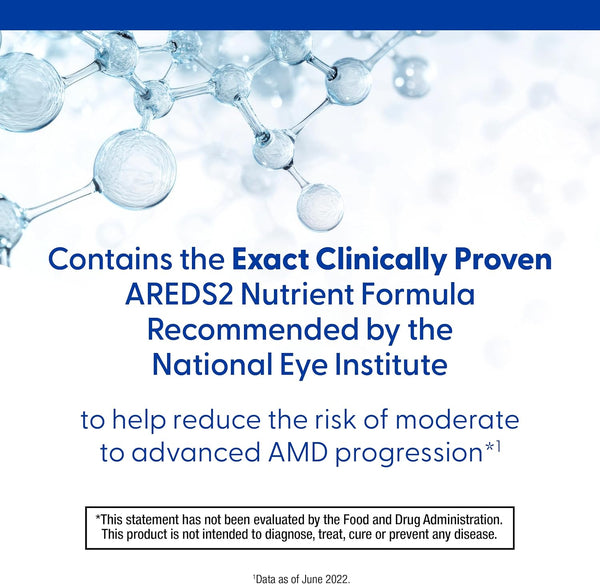 Preservision AREDS 2 Eye Vitamin & Mineral Supplement with Ocusorb, with Lutein & Zeaxanthin from Bausch + Lomb, 90 Soft Gels (Minigels)