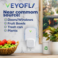 VEYOFLY Fly Catcher Indoor, Fly Trap Indoor, (1 Device + 3 Refills) Fruit Fly Traps for Indoors, Gnat Traps for House Indoor, Bug Killer, Fly