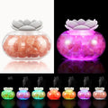 Oil Diffuser Salt Lamp Diffuser: Yeeque Aromatherapy Diffusers for Home Bedroom Office, Himalayan Pink Crystal, Cute Lotus, Auto Shut-Off, 7