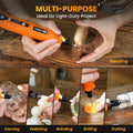 HARDELL Mini Cordless Rotary Tool, 5-Speed and USB Charging Rotary Tool Kit with 69 Accessories, Multi-Purpose 3.7V Power Rotary Tool for Sanding,